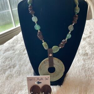 Ethel & Myrtle Chunky necklace and earrings